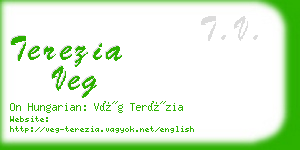 terezia veg business card